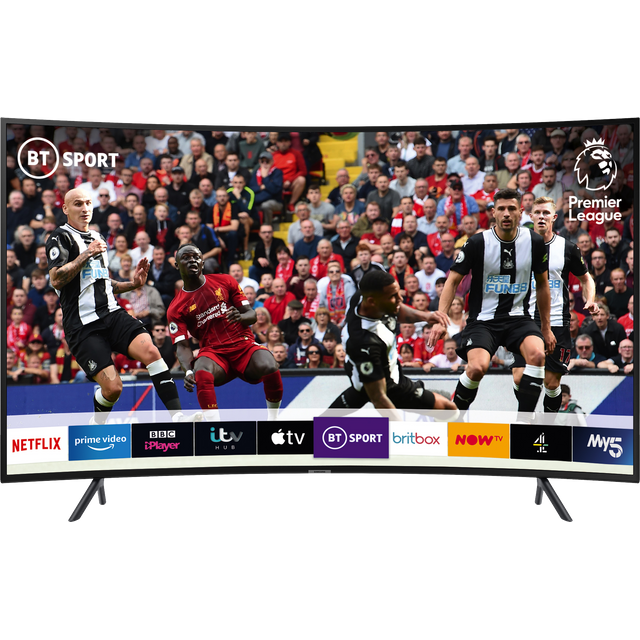 Samsung UE49RU7300 49" Curved Smart 4K Ultra HD TV with HDR10+, Apple TV App and Slim Design