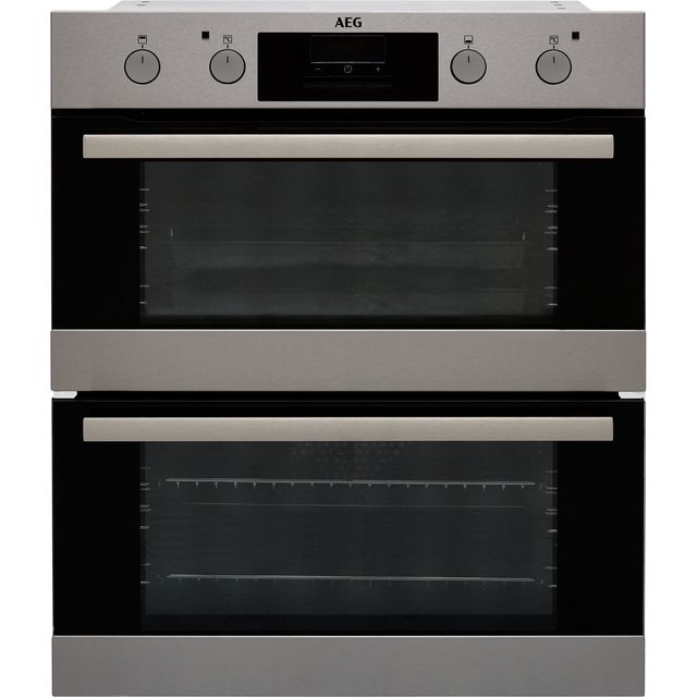 AEG DUB331110M Built Under Electric Double Oven - Stainless Steel - A/A Rated