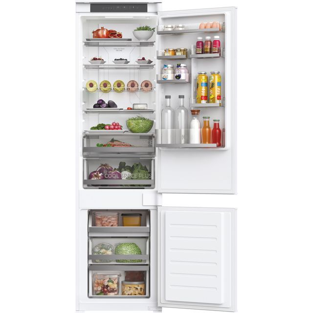 Hoover HOBT5519EWK Integrated 70/30 No Frost Fridge Freezer with Sliding Door Fixing Kit - White - E Rated