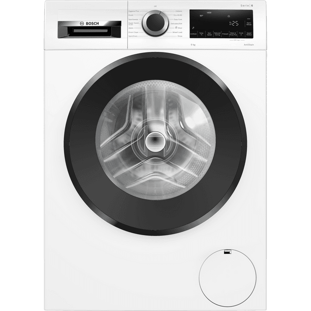 Bosch Series 6 WGG24409GB 9kg Washing Machine with 1400 rpm – White – A Rated