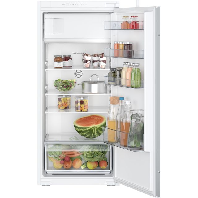 Bosch Series 2 KIL42NSE0G Integrated Upright Fridge with Ice Box - Sliding Door Fixing Kit - White - E Rated