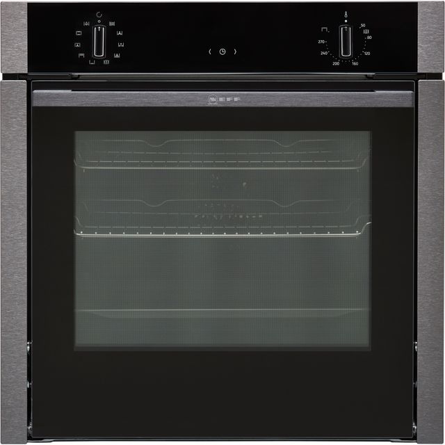 NEFF N50 Slide&Hide B3ACE4HG0B Built In Electric Single Oven - Graphite - A Rated