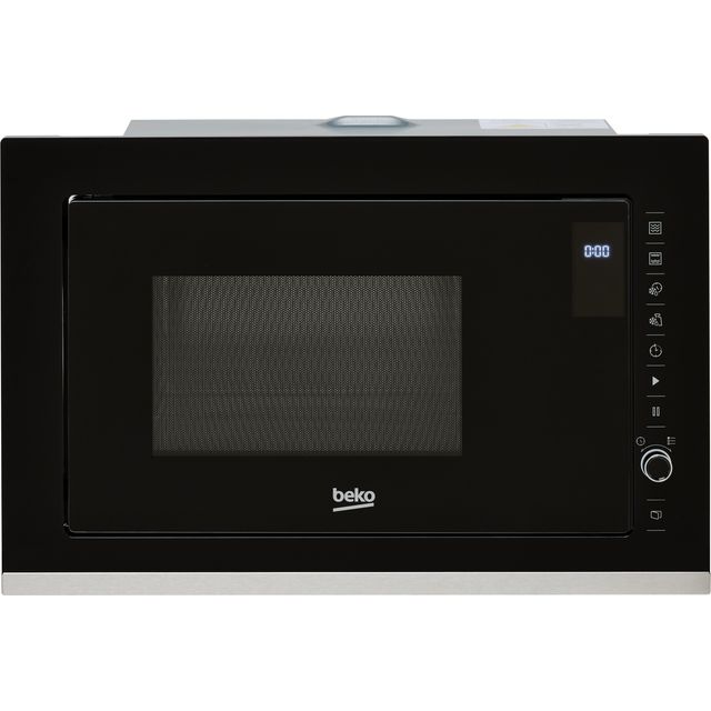 Beko BMGB25333X Built In Compact Microwave With Grill - Black - BMGB25333X_SS - 1