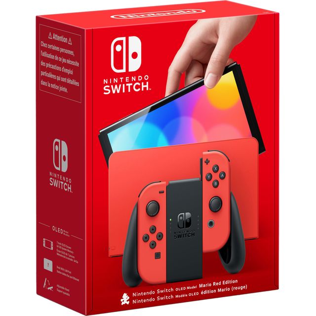 Nintendo Switch OLED 64GB - Mario Red Edition