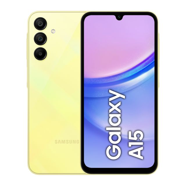 Samsung Galaxy A15 128 GB in Yellow