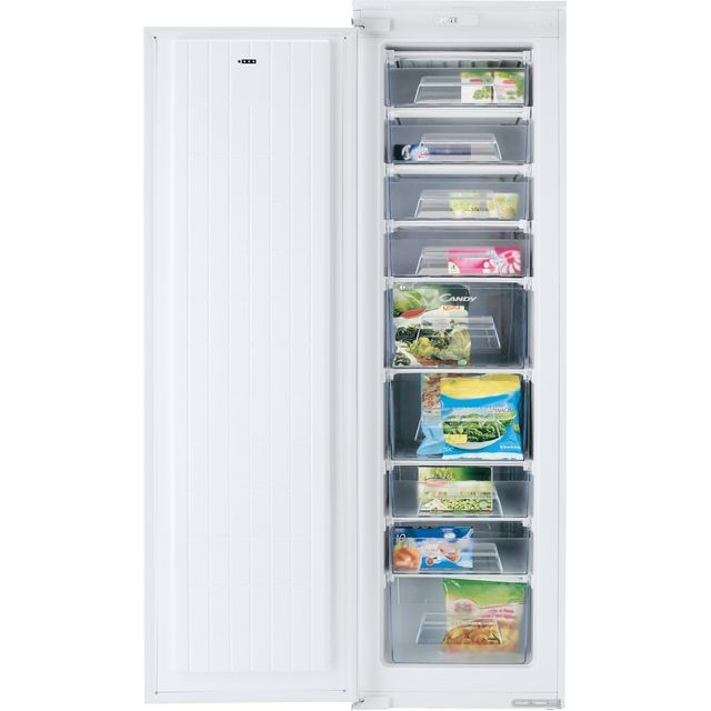 Candy CFFO3550EK/N Integrated Upright Freezer with Sliding Door Fixing Kit - F Rated
