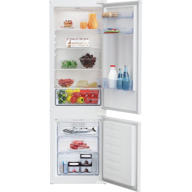 Beko BCFD473 Integrated 70/30 Frost Free Fridge Freezer with Sliding Door Fixing Kit - White - E Rated