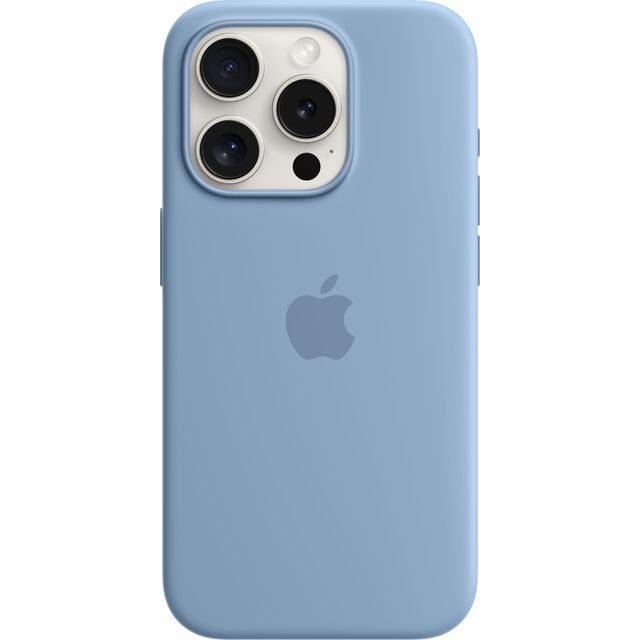 Apple Silicone Case with MagSafe for iPhone 15 Pro - Blue