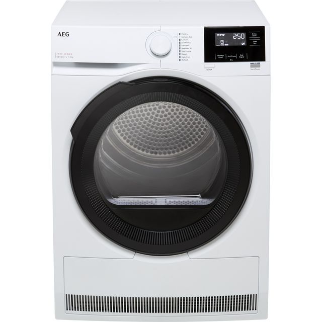 AEG SensiDry Technology TR718L4B 8Kg Heat Pump Tumble Dryer - White - A++ Rated