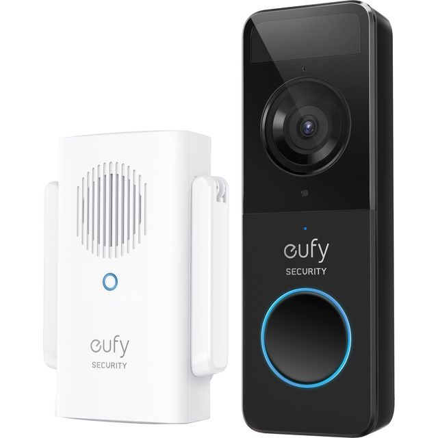 Eufy 1080p Video Doorbell with Chime Smart Doorbell Full HD 1080p - Black