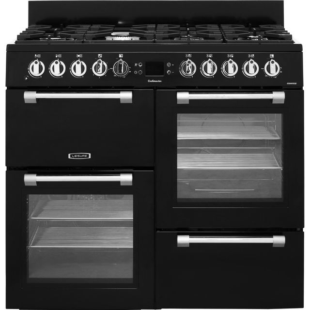Leisure Cookmaster 100 CK100F232K 100cm Dual Fuel Range Cooker – Black – A/A Rated