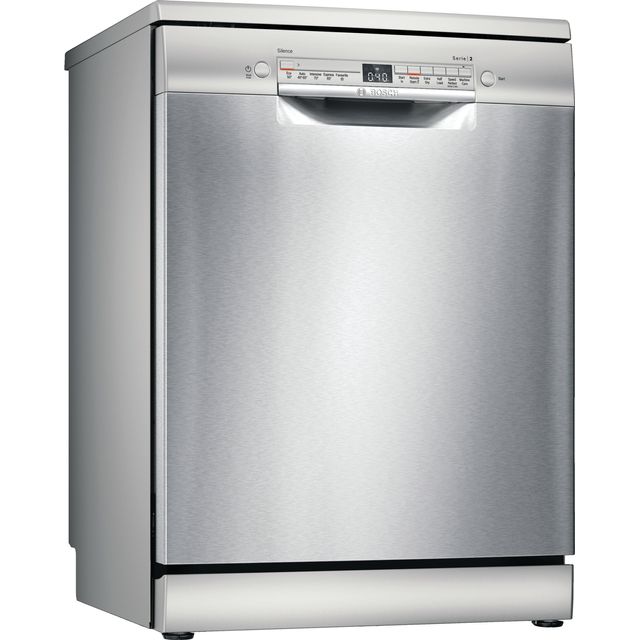Bosch Serie 2 SMS2ITI41G Wifi Connected Standard Dishwasher - Stainless Steel Effect - E Rated