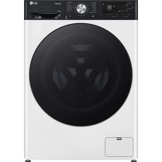 LG EZDispense F4Y711WBTA1 11kg WiFi Connected Washing Machine with 1400 rpm - White - A Rated