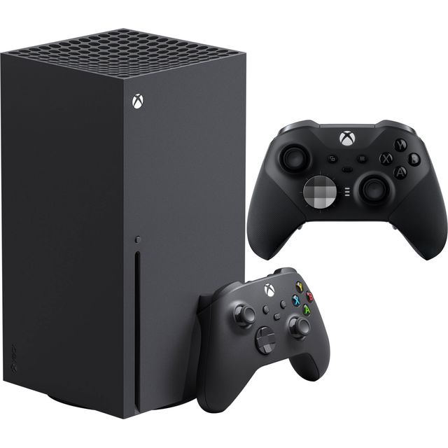 Xbox Series X 1TB with Extra Core Black Elite Wireless Series 2 Controller - Black