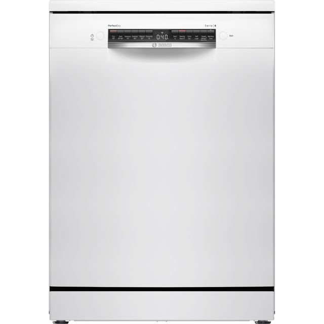 Bosch SMS6ZCW10G Wifi Connected Standard Dishwasher - White - B Rated