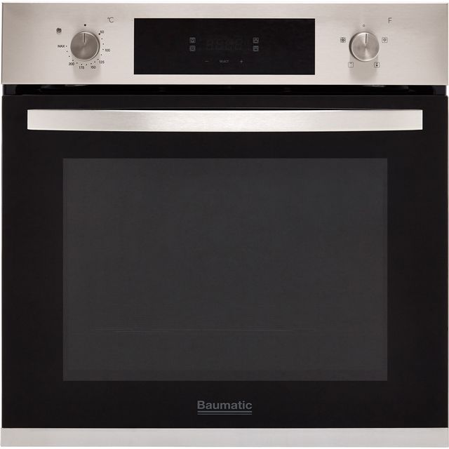 Baumatic BOFTU604X Built In Electric Single Oven - Stainless Steel - A Rated