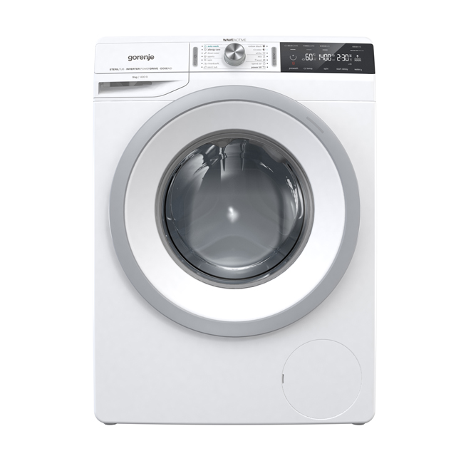 Gorenje WaveActive WA946 9Kg Washing Machine with 1400 rpm - White - A+++ Rated - WA946_WH - 1