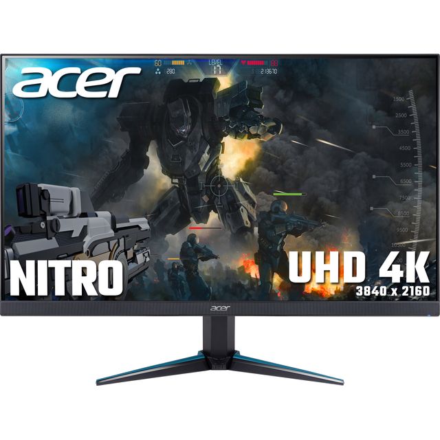 Acer Nitro VG280K 28 4K Ultra HD 60Hz Monitor with AMD FreeSync - Black