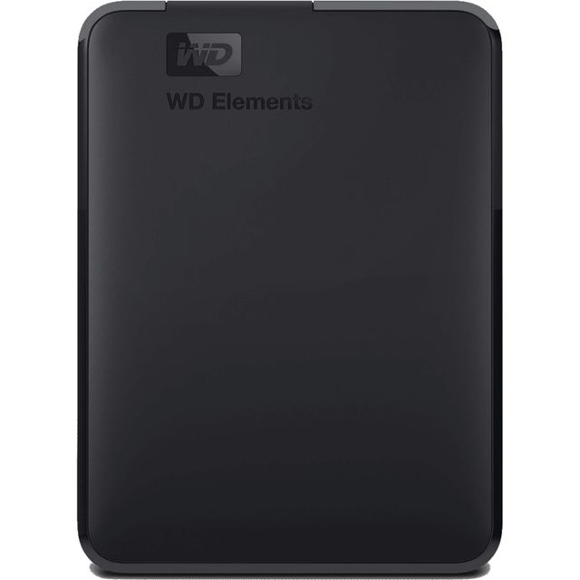 WD 2 TB Elements Portable External Hard Drive - USB 3.0, Black & Amazon Basics Hard Black Carrying Case for My Passport Essential