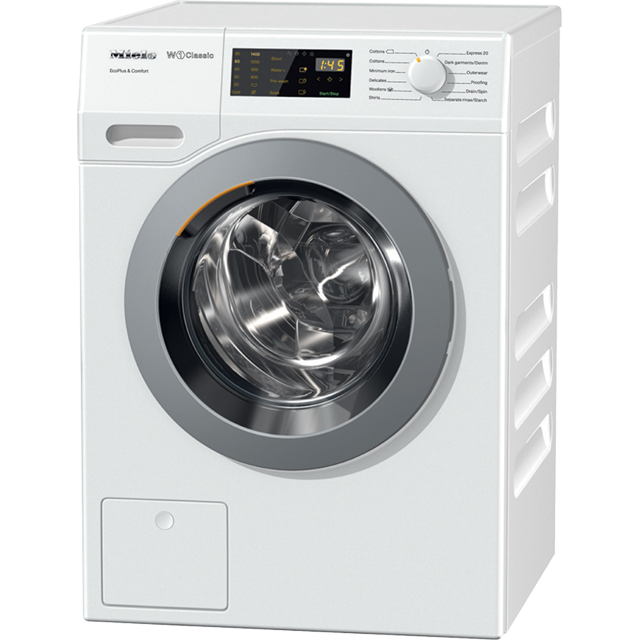 Miele W1 WDD030 8Kg Washing Machine with 1400 rpm - White - A+++ Rated - WDD030_WH - 1