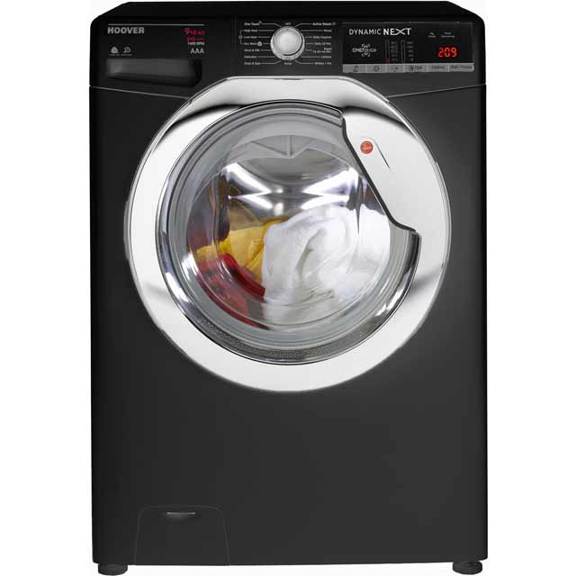 Hoover Dynamic Next WDXOA496CB Free Standing Washer Dryer in Black