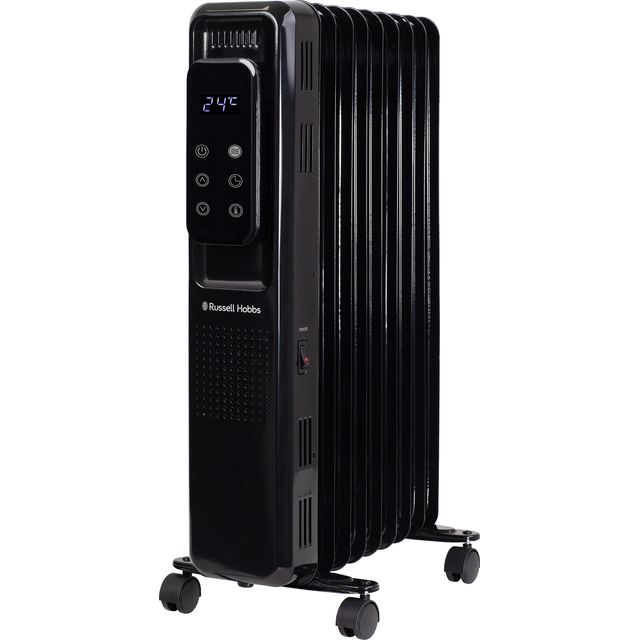 Russell Hobbs 9 Fin RHOFR2009B-D Oil Filled Radiator With Remote Control 2000W - Black