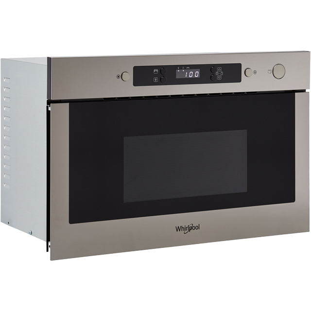 Whirlpool AMW423/IX Built In Compact Microwave - Stainless Steel - AMW423/IX_SS - 2