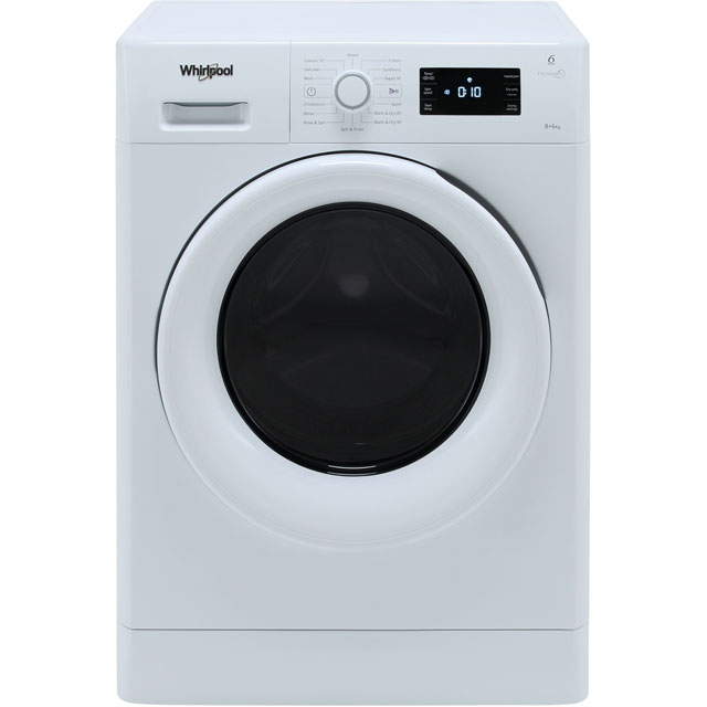 Whirlpool FreshCare FWDG86148W 8Kg / 6Kg Washer Dryer with 1400 rpm - White - A Rated