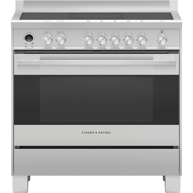 Fisher & Paykel OR90SDI6X1 90cm Electric Range Cooker with Induction Hob - Stainless Steel - A Rated