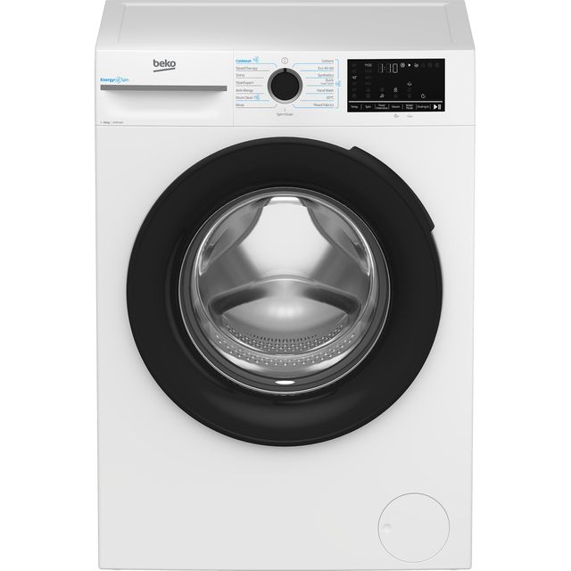 Beko EnergySpin BM3WT4104IW 10kg Washing Machine with 1400 rpm - White - A Rated