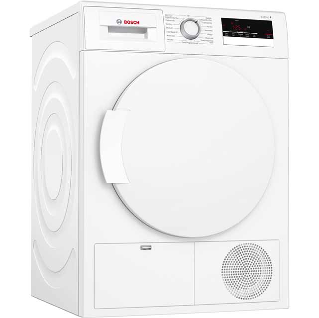 Bosch Serie 4 WTN83200GB Free Standing Condenser Tumble Dryer in White