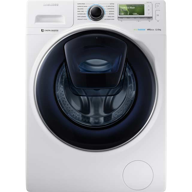 Samsung AddWash WW12K8412OW 12Kg 1400 Spin Washing Machine Best Price and Cheapest