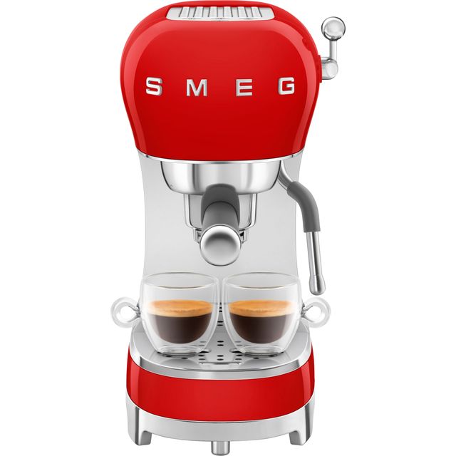 Smeg 50's Retro ECF02RDUK Espresso Coffee Machine - Red