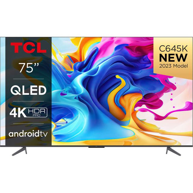 TCL C645K 75 4K Ultra HD QLED Smart Android TV - 75C645K