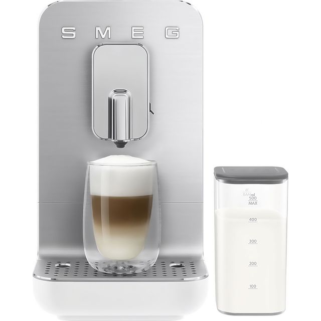 Smeg BCC13WHMUK Bean to Cup Coffee Machine – Matte White