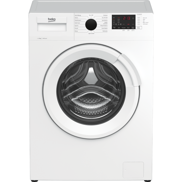 Beko WTL104121W 10kg Washing Machine with 1400 rpm - White - B Rated