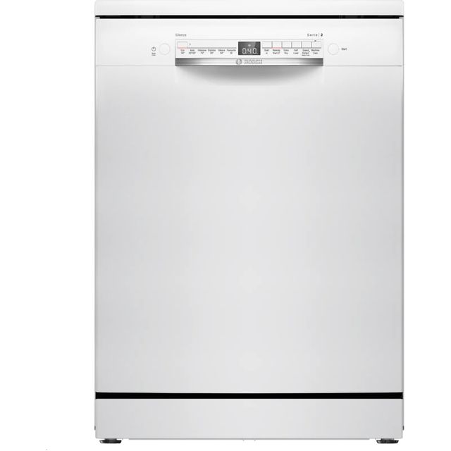 Bosch Series 2 SMS2HVW67G Wifi Connected Standard Dishwasher - White - D Rated