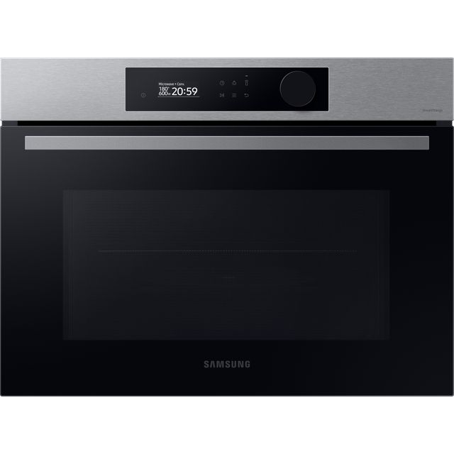 Samsung Bespoke Series 5 NQ5B5763DBS Wifi Connected Built In Compact Electric Single Oven with Microwave Function - Stainless Steel
