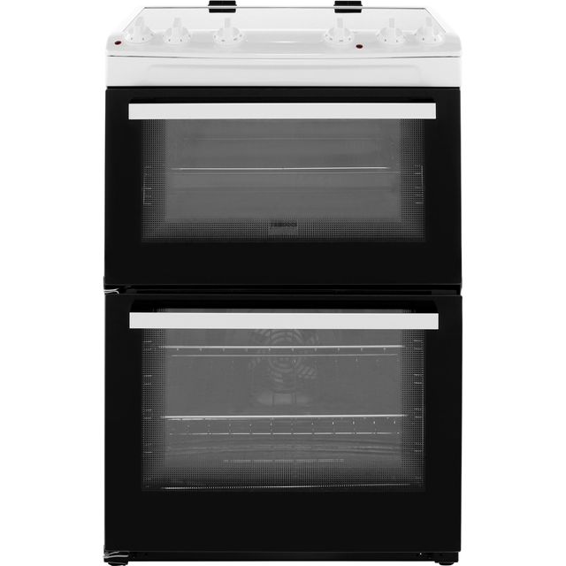 Zanussi ZCV66050WA 60cm Electric Cooker with Ceramic Hob - White - A/A Rated