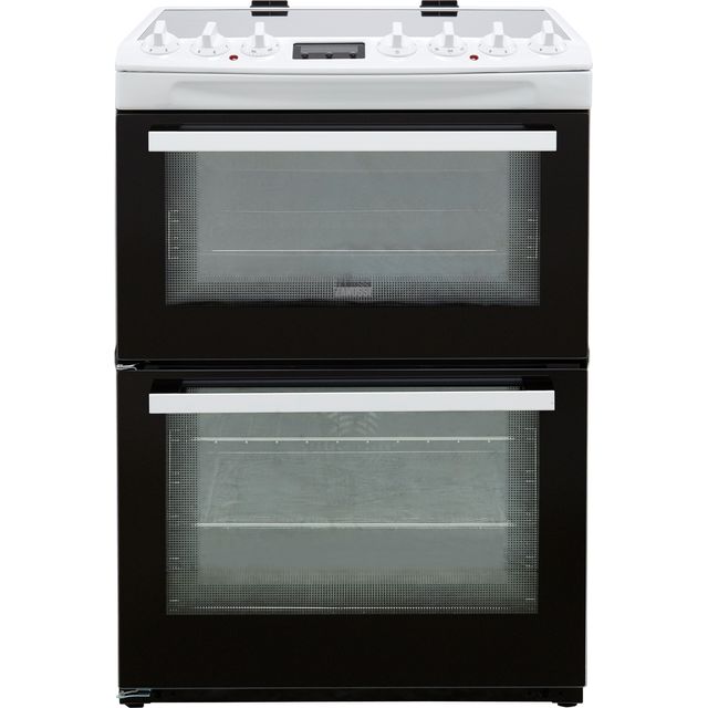 Zanussi ZCV69360WA 60cm Electric Cooker with Ceramic Hob – White – A/A Rated