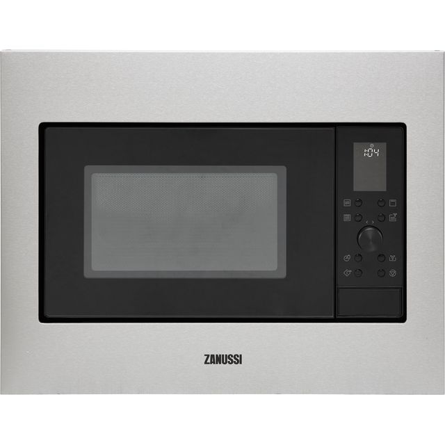Zanussi ZMSN4CX 46cm tall, 60cm wide, Built In Microwave - Stainless Steel
