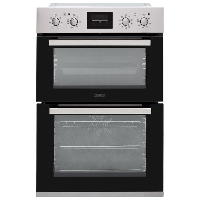 Zanussi ZOD35802XK Built-in Double Oven, Stainless Steel