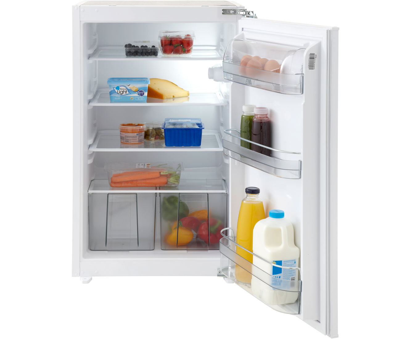 Inbouw koelkast 88 cm deur op deur