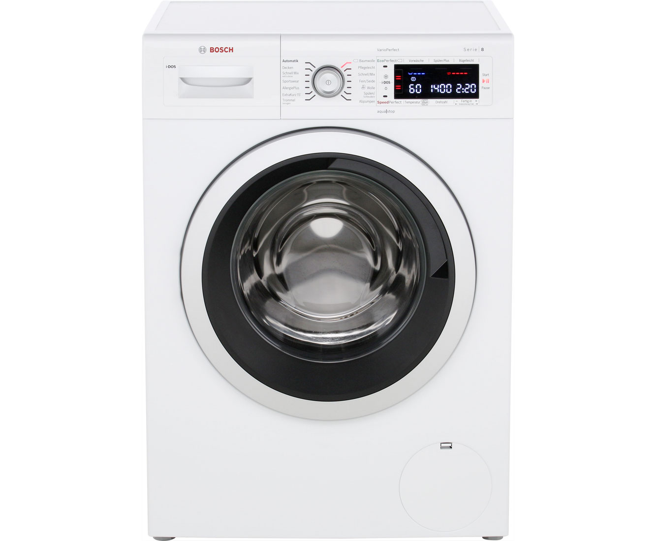 Bosch Waw32541 Serie 8 Waschmaschine Fl A 196 Kwh Jahr 1551 Upm 8 Kg Weiss Activewater Plus Ecosilence Drive
