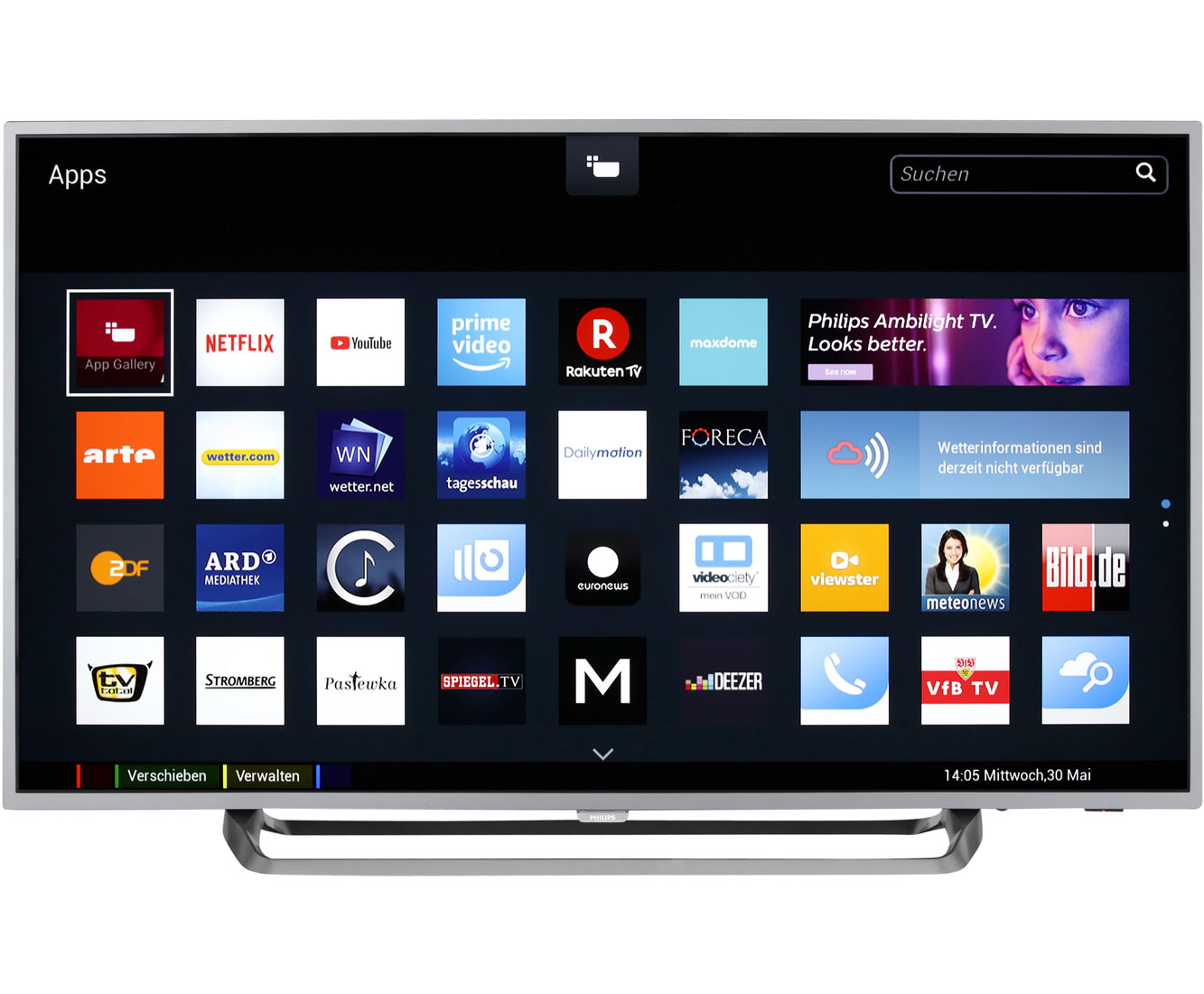 55PUS6262 Fernseher - Schwarz 55PUS6262 Fernseher - Schwarz