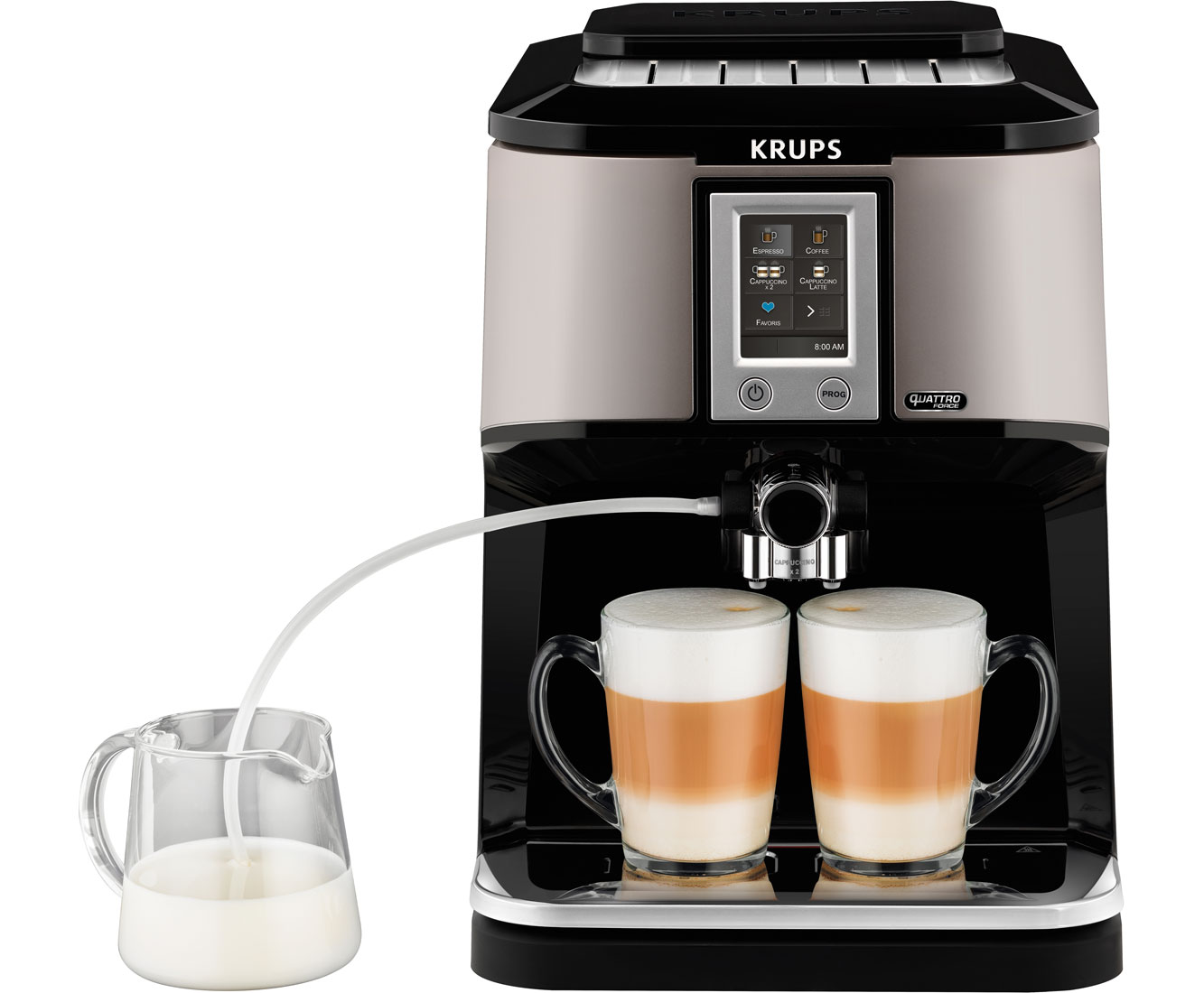 EA880E Kaffeemaschinen - Silber / Schwarz EA880E Kaffeemaschinen - Silber / Schwarz