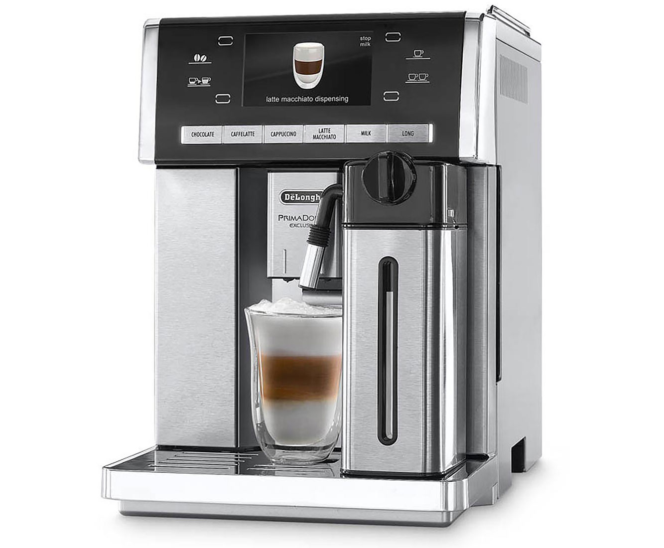 PrimaDonna Exclusive ESAM 6900.M Kaffeemaschinen - Edelstahl PrimaDonna Exclusive ESAM 6900.M Kaffeemaschinen - Edelstahl