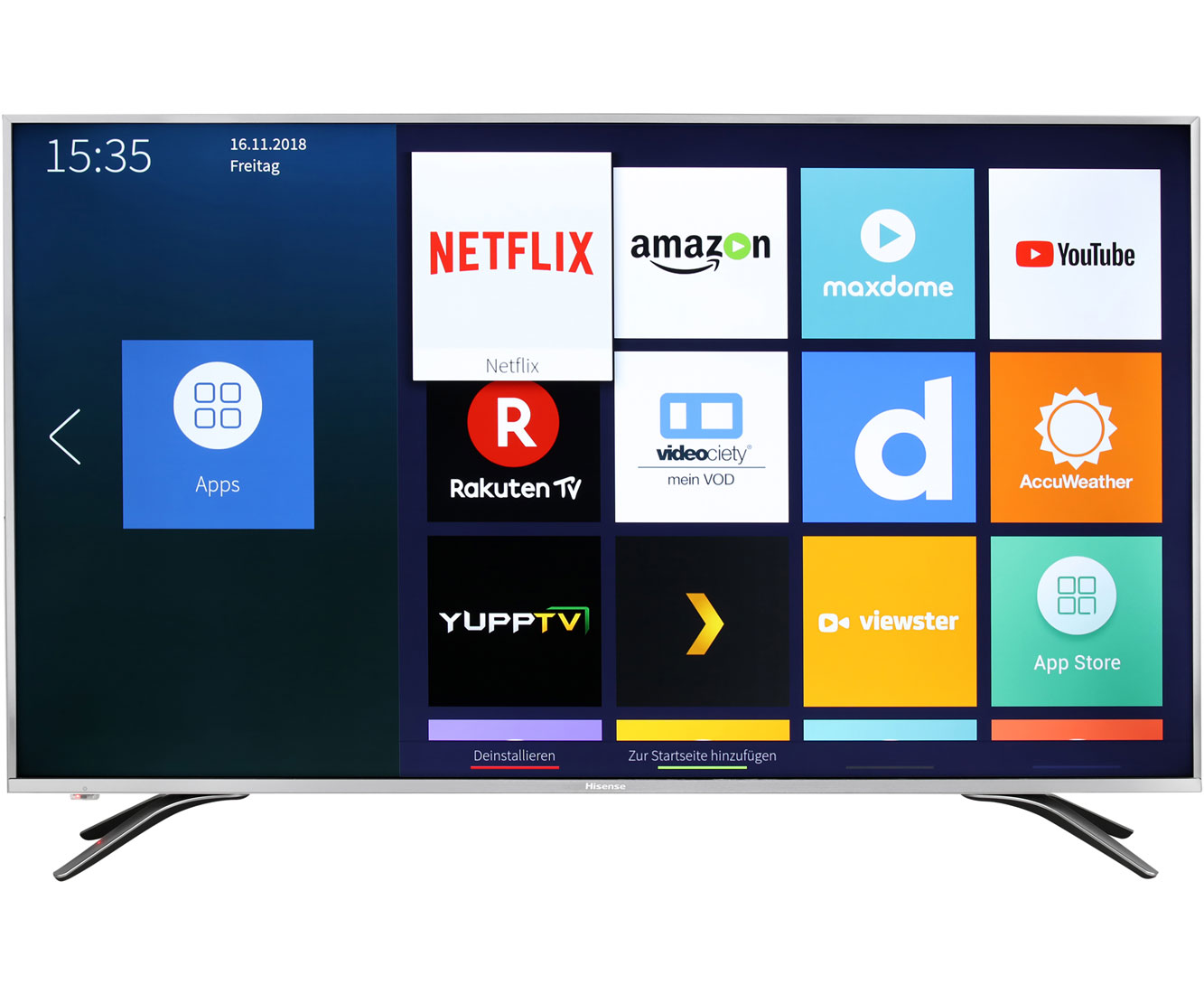 Hisense H50AE6400 Fernseher - Aluminium Hisense H50AE6400 Fernseher - Aluminium