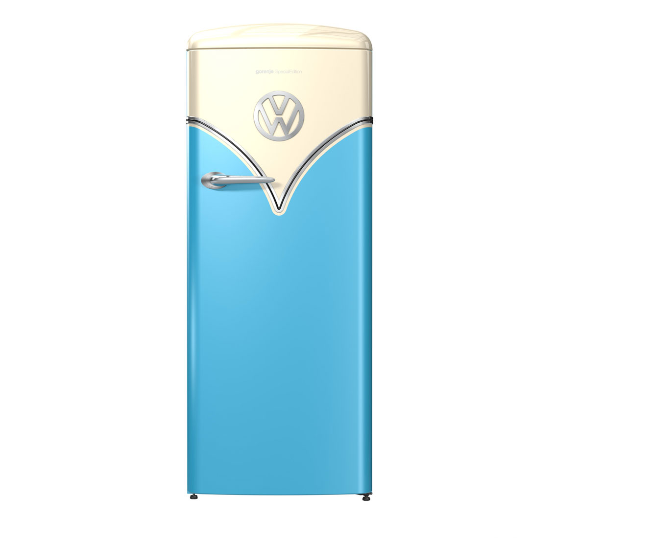 OBRB 153 BL Kühlschränke - Blau / Edelstahl OBRB 153 BL Kühlschränke - Blau / Edelstahl