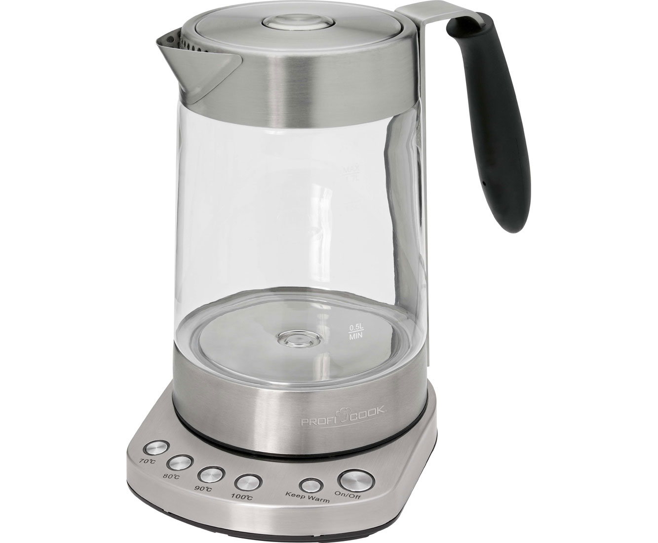 PC-WKS 1020G Wasserkocher & Toaster - Edelstahl PC-WKS 1020G Wasserkocher & Toaster - Edelstahl